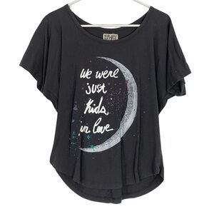 Malibu Native Tee Tshirt Womens Size Small Le Petit Petit Just Kids In Love Gray